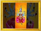 Polyester Varahi Laxmi Devi Photo Frame 