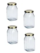 Glass Airtight Kitchen Storage Jars with Lid 
