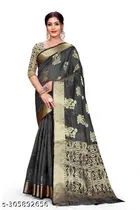 Organza Zari Woven Saree for Women 