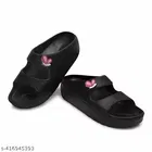 Stylish Slippers for Women, Black 