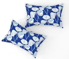 Grover Floral Pillow Covers Pack of 4 Blue