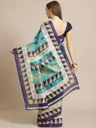 Khadi Printed Saree for Women 