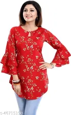 Three-Quarter Sleeves Top for Women 