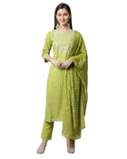 Cotton Printed Kurta Set for Women 