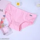 Solid Mid Rise Briefs for Women, Pack of 5 