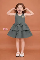 Printed Party Wear Dress for Girls 