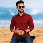 Polycotton Solid Shirts for Men, Multicolor 