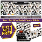 Vinyl Wallpaper for Kitchen Wall 