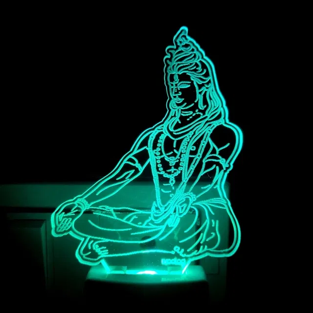 BrodLog Mahadev 3D Color Changing Night Lamp