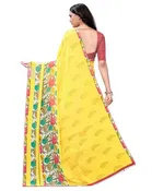 SVB फ्लोरल प्रिंटेड साड़ी फॉर वीमेन 