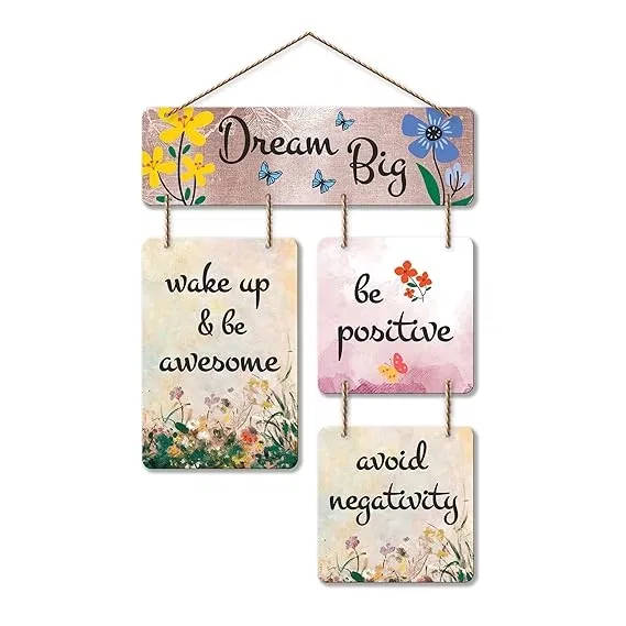 Artvibes Wooden Wall Hanging (Multicolor)