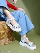 Shoetopia Blue Solid Heel Sandals 