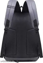 Polyester Backpack for Men & Women, Grey