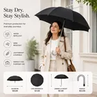 J Handle Umbrella [Black]