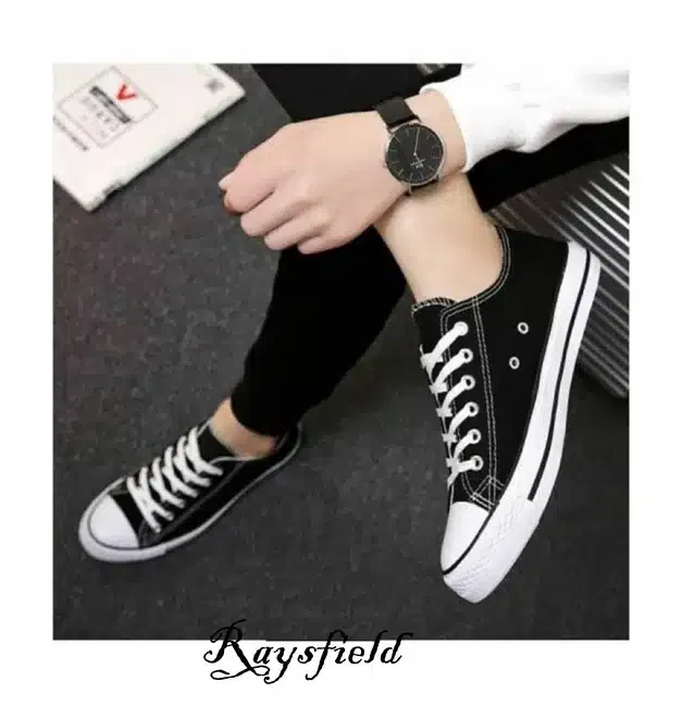 Casual Shoes for Men (Black, 10)