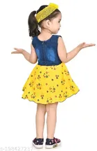 Cotton Blend Frock for Girls 