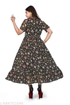 Floral Maxi Dress for Women 