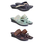 Combo of Slippers & Heels for Women 