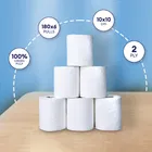 MISTIQUE 6 Rolls Toilet Tissue Paper Roll 