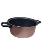Aluminium Non-Stick Deep Frying Pan, Brown, 20 cm, 2000 ml