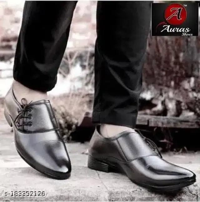 Formal Shoes for Men (Black, 7)