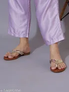 Shoetopia Flat Gold Size 5.0