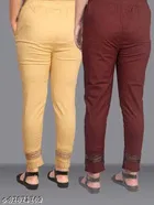 Cotton Lycra Trouser for Women 