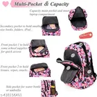 Canvas Backpack Bag, Multicolor