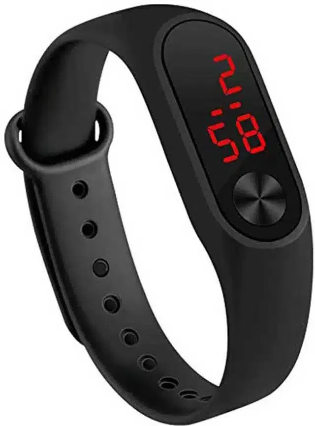 Digital Watch for Boys (Black)