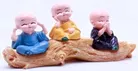 Polyresin Little Monks Lamba Car Dashboard Idols 