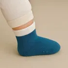 Cotton Spandex Ankle Length Anti Skid Socks for Kids 