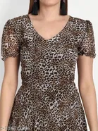 Animal Print Gown for Women 