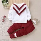 Hosiery Cotton Full Sleeves T-Shirt with Pant Clothing Set for Kids 