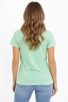 Cotton Blend Printed T-shirt for Men, Green 