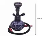 Modern Pot Designer Hookah Blue 7inch