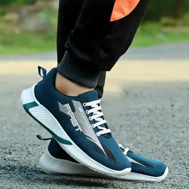 Birde Trendy Sports Shoes For Men (Blue, 7) (BRD-566)