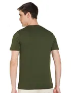 Round Neck Solid T-Shirt for Men 