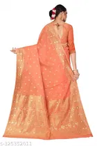Cotton Zari Woven Saree for Women 