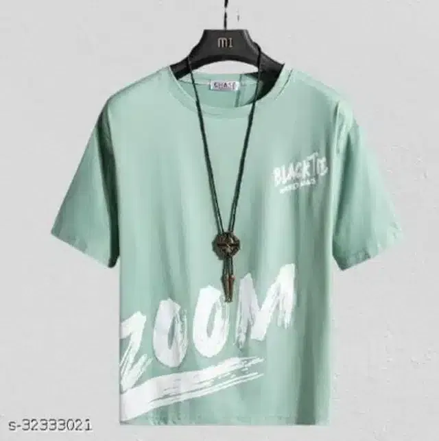 Half Sleeves Printed T-shirt for Men (Green, XXL)