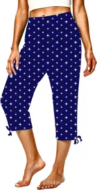 Cotton Printed Capri for Women 
