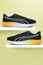 Sports Shoes for Men, Black & Yellow 
