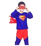 Polyester Superhero Superman Costume Set for Kids 