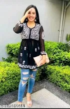 Three-Quarter Sleeves Top for Women 