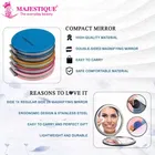 Majestique Compact Mirror Ultra Portable for Purses and Travel 