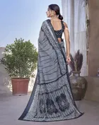 Linen Printed Saree for Women 