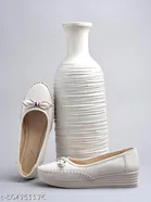 Solid Synthetic Loafers for Women 