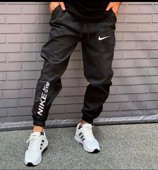 Printed Track Pant for Men (Black, 36)