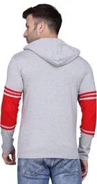 Hooded Striped T-Shirt for Men 