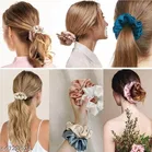 Satin Scrunchies for Women 