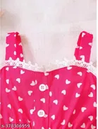 Cotton Frock with Sling Bag for Girls 